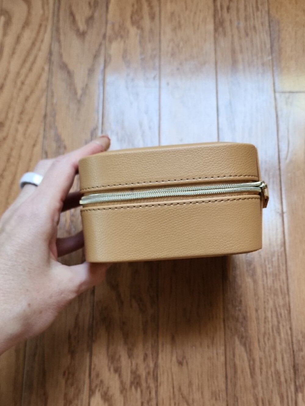 Compact Jewelry Case - Tan - Picture 3 of 7